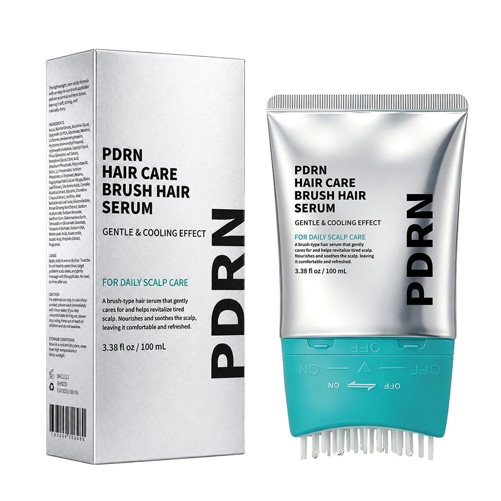 Hair Care Korean Products - PDRNヘアケアブラシ ヘアセラム ヘアルート強化エッセンス 栄養スカルプ デイリーヘアケア スカルプマッサージャー
