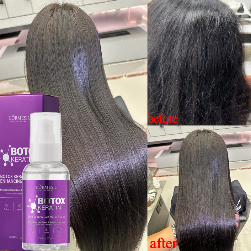 Hair Care Korean Products - マジックケラチンヘアエンハンシングオイル高速修復ヘアソフトスムースシャイニーディープモイスチャライザーキューティクルケア韓国ヘアケア製品
