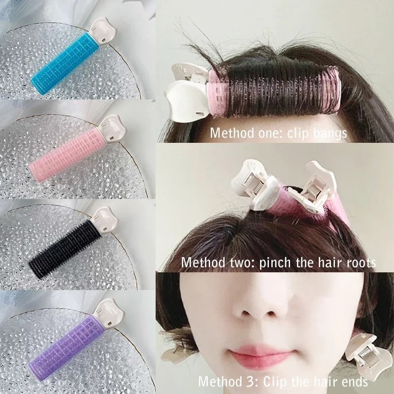 ナチュラルヘアルートふわふわクリップカーリーヘアローラーとキ - Hair Care Korean Products のレビューと価格