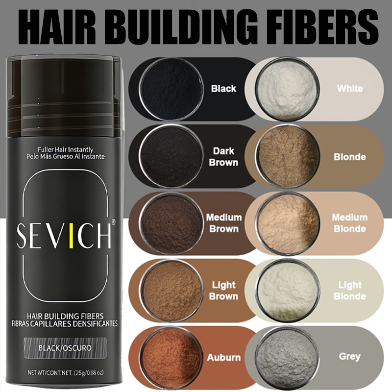 プロのヘアビルディングファイバー薄毛用パウダー脱毛症対策製品 - Hair Care Products のレビューと価格