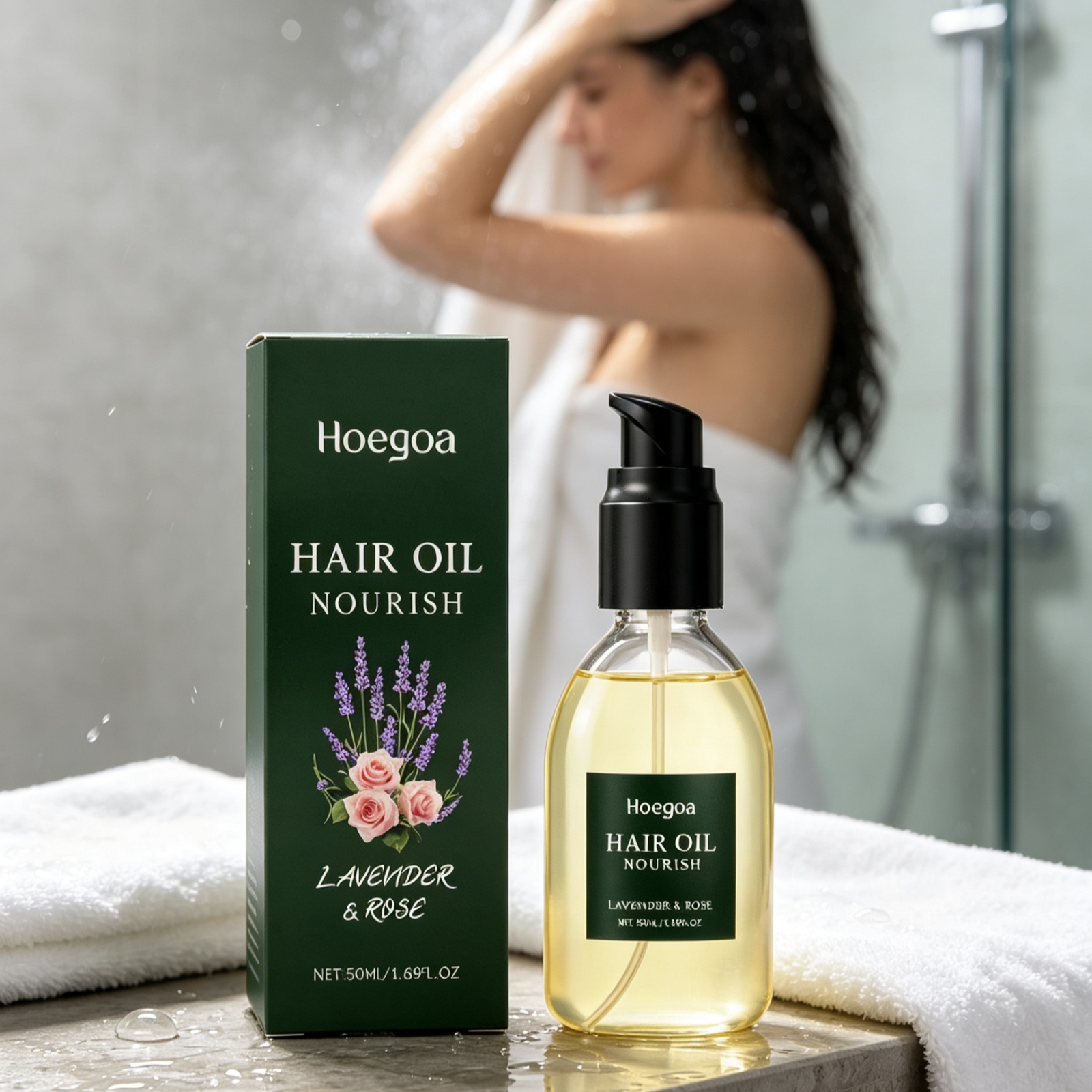  ホーゴア ラベンダーローズ ヘアケアオイル 深い栄養を与 - Hair Care Natural Ingredients のレビューと価格